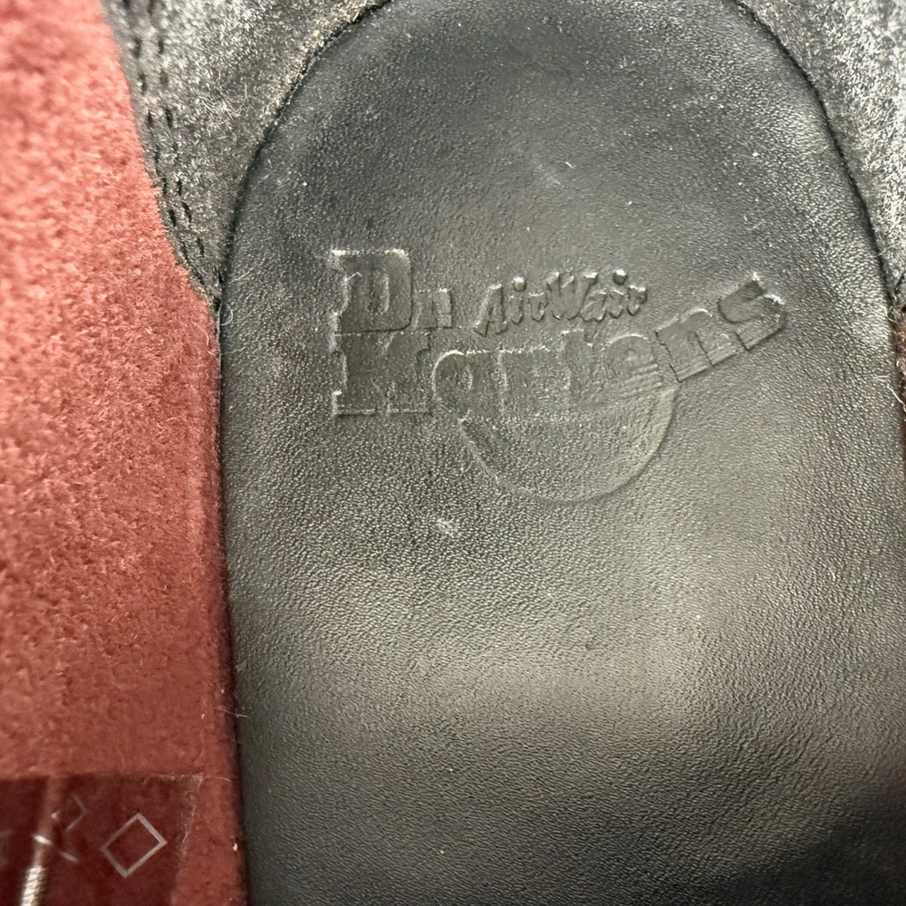 Dr. Martens Burgundy Leather Kiltie Bit Loafers - Picture 6 of 8